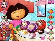 Dora próbuje cupcakes