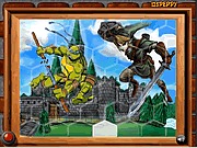 Puzzle z Żółwiami Ninja